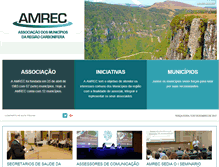 Tablet Screenshot of amrec.com.br